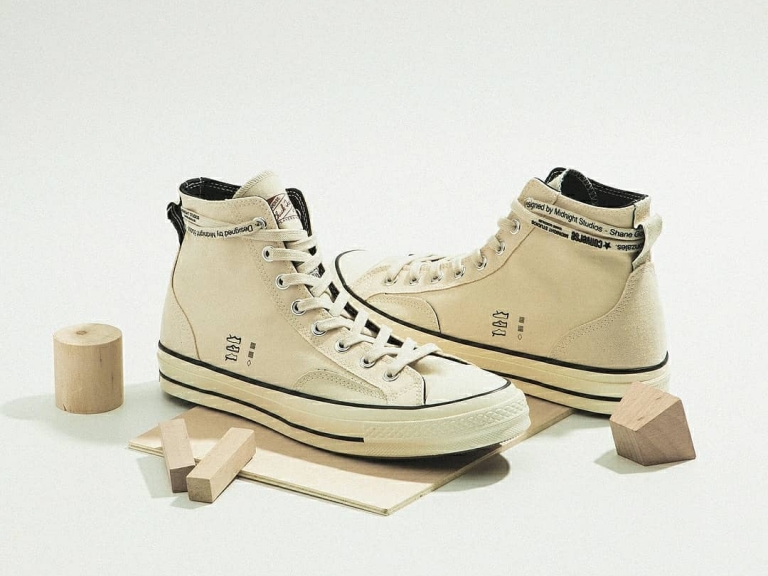 整雙鞋反著穿！ MIDNIGHT STUDIOS X Converse 聯名系列大膽反轉球鞋內外設計！