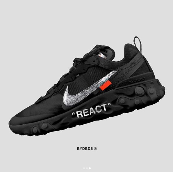 無疑又是鞋壇神作之一！NIKE React Element 87 x OFF-WHITE 若推出你會買單嗎？