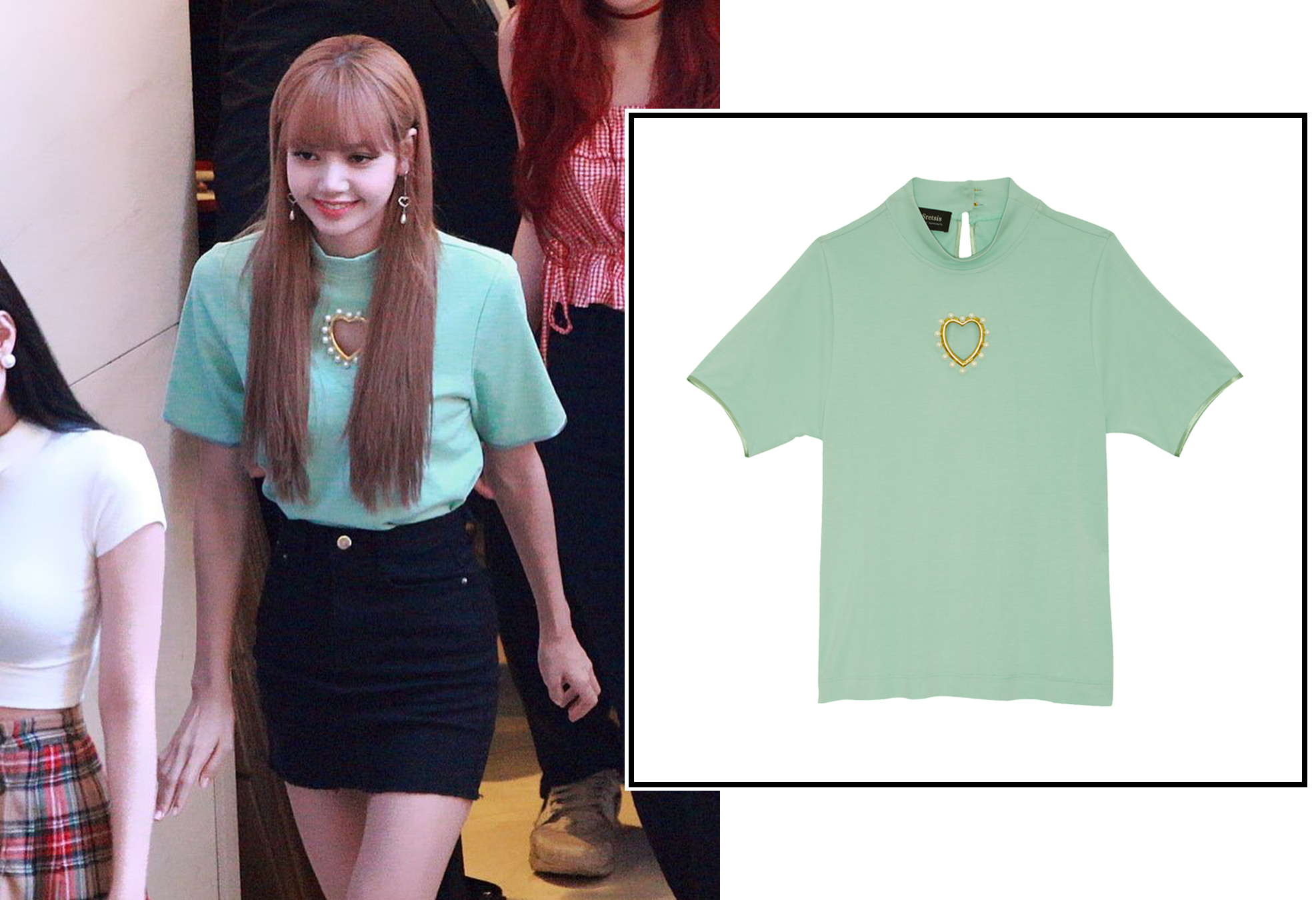 馬上賣光光！BLACKPINK Lisa 「胸口愛心裝」現身簽名會，粉絲大呼: 好愛她！