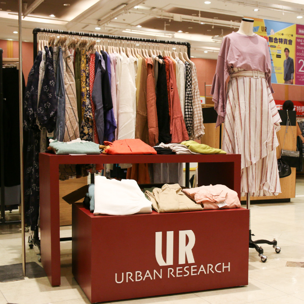 日本服飾品牌 URBAN RESEARCH 為期一週「忠孝 SOGO 期間限定店」最低五折！