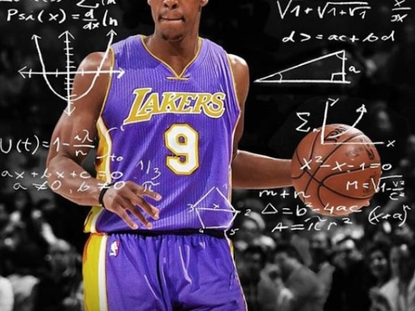 用頭腦打球!Rajon Rondo 加盟湖人第一天先研究「隊上每位球員的檔案數據」