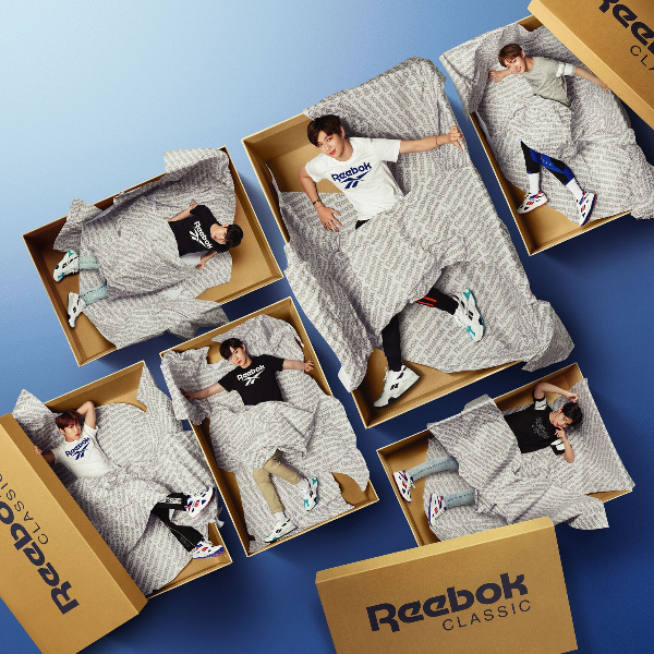 翻玩當紅老爹鞋潮流！人氣韓團Wanna One演繹Reebok經典復古跑鞋 AZTREK OG 系列