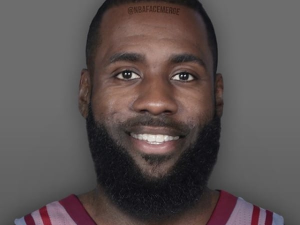 考驗眼力的時間到了!你能猜出這些大頭照是由哪兩位 NBA 球員組成的嗎?