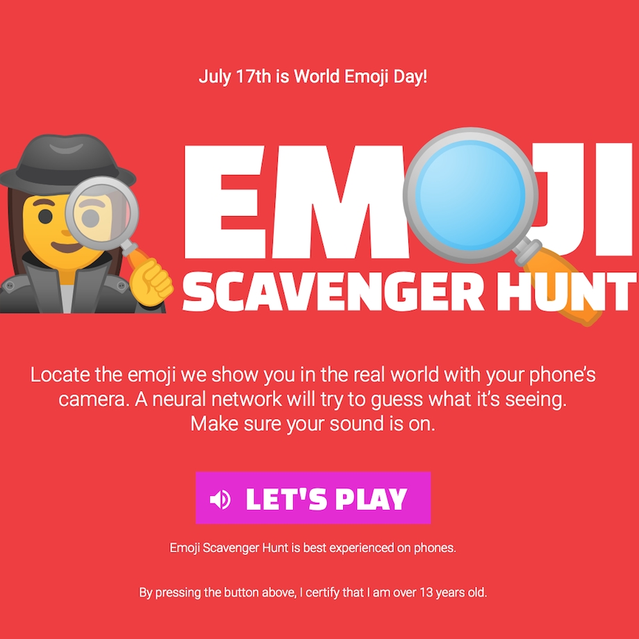 一起來玩「尋找 Emoji」！Google 歡慶全球表情符號日　推出「偵探遊戲」尋找現實中 Emoji！