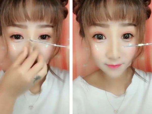 抖音內的美女不能相信!接近特殊化妝技巧讓外國人驚呆