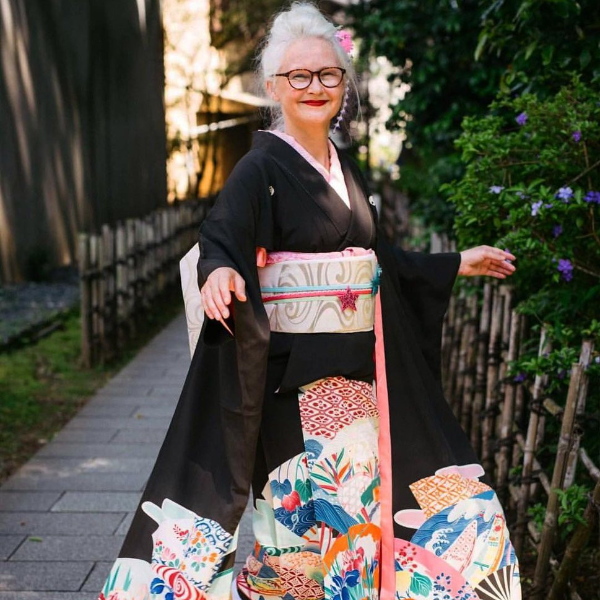 老了也想這麼美！她是最愛和服的外國老奶奶　每天穿著日本傳統服飾出門網路走紅！