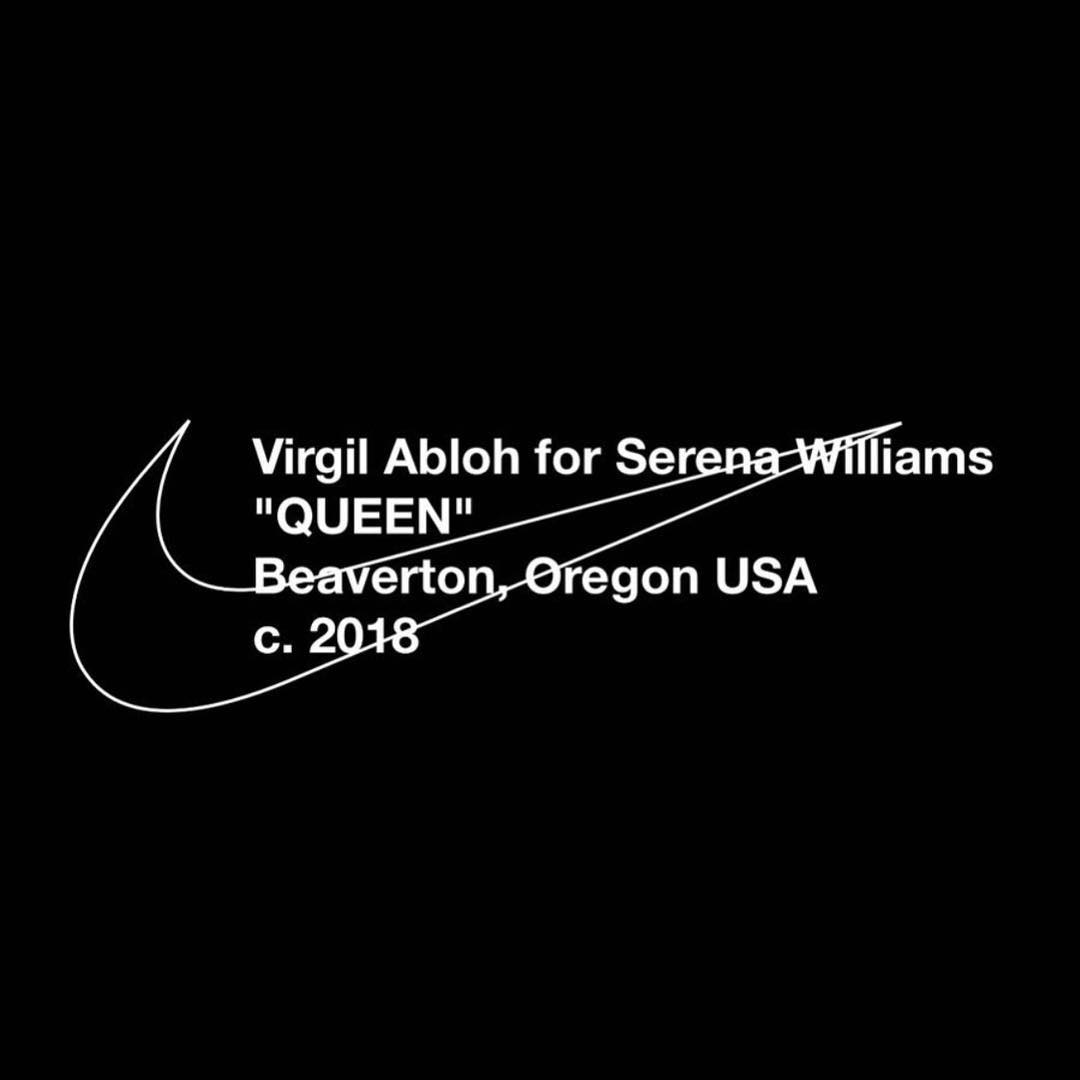 「THE TEN 2.0 」還沒出完又來新招？Virgil Abloh 宣布將為美國網球天后 Serena Williams 打造「 QUEEN 」系列！