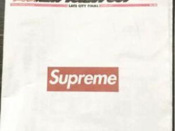 「頭條新聞」！Supreme 為了「這件事情」竟然登上了紐約郵報頭版頭條