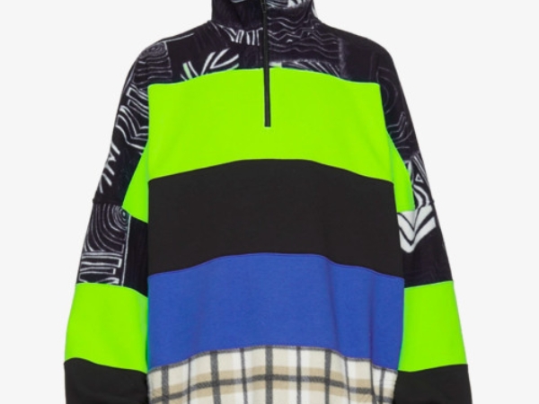 以煙囪做為設計靈感！BALENCIAGA 2018 秋冬季新品衛衣螢光撞色超高調上市