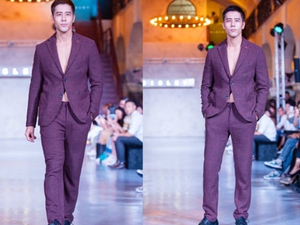 Sisley 2018秋冬男女裝系列呈現多元現代風情，胡宇威擔任服裝秀壓軸性感登場