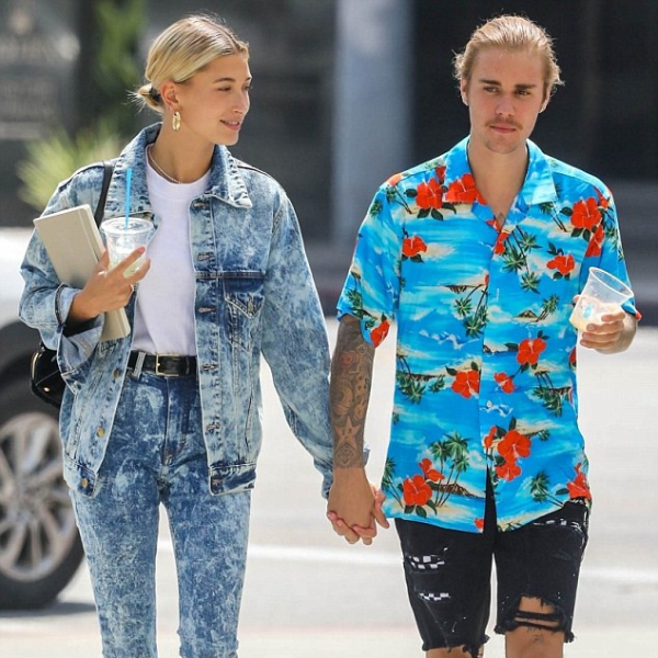 加入包頭俱樂部！小賈斯汀與海莉鮑德溫梳起情侶頭　親切和粉絲談論起 BTS！