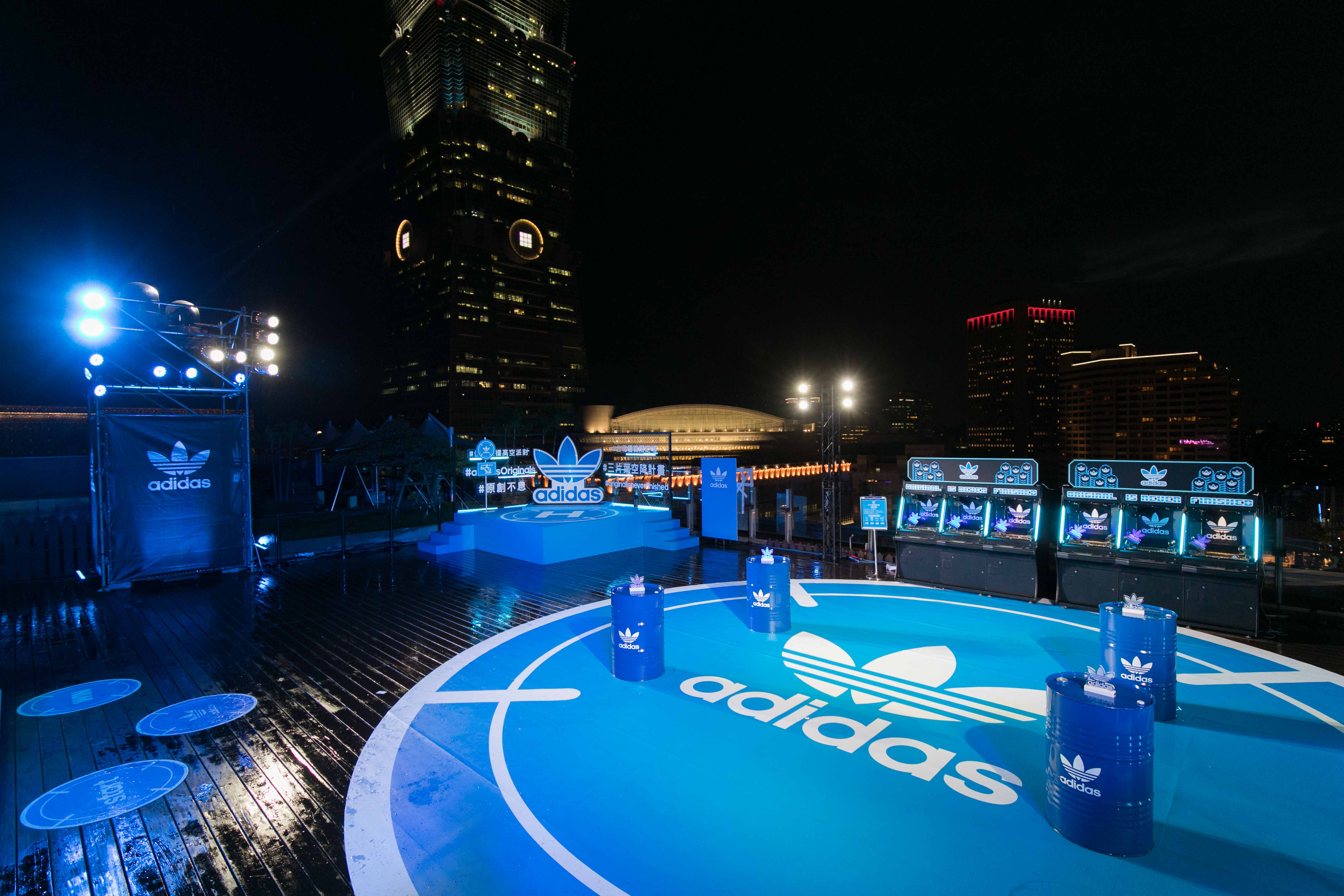 adidas Originals 空降基地壓軸信義登場！打造最好拍又好玩的頂樓高空派對，女神雪芙帶你搶先玩一波！