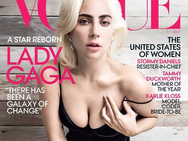 女神卡卡爆乳登上時尚雜誌封面，這回不搞怪了展現性感！