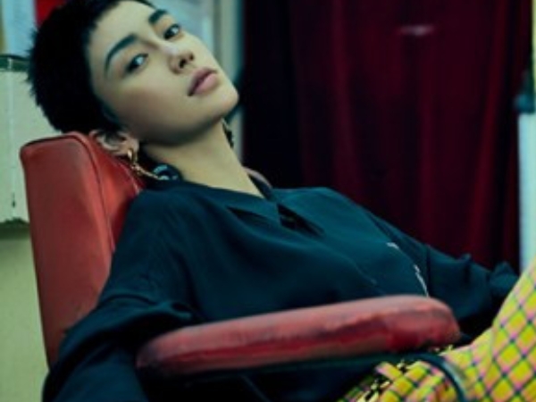Angelababy 竟然剪了三寸頭！讓網民大驚：「這髮型跟老公黃曉明也太像了吧！」
