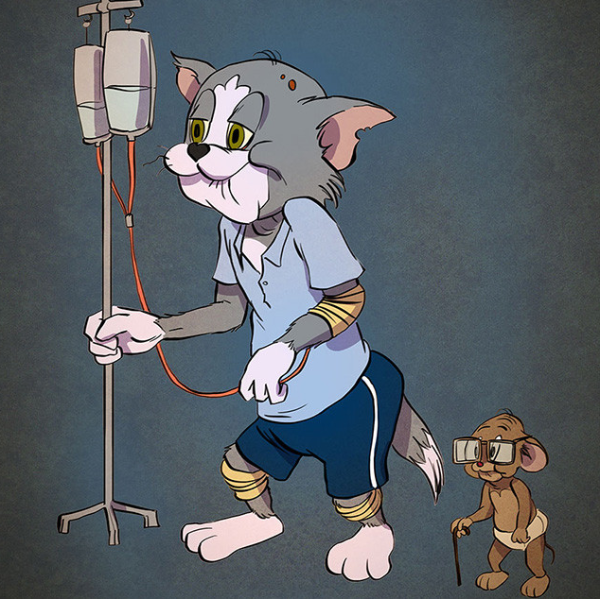 算一下這 6 位「經典卡通人物年齡」，通通超高齡！小編：湯姆貓與傑利鼠跑不動只能當朋友了...