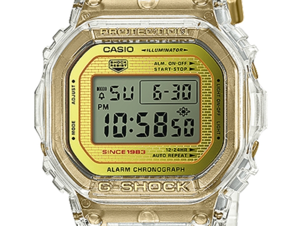 超高調！G-Shock 慶 35 周年聯名漫畫《眼鏡蛇》　打造 4 款透明金色特別版錶款！