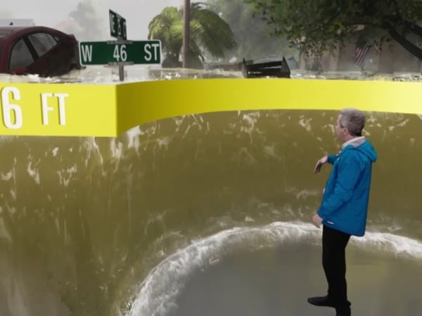 美國超強大「氣象報導」網路爆紅　淹水動畫宛如在看好萊塢電影！