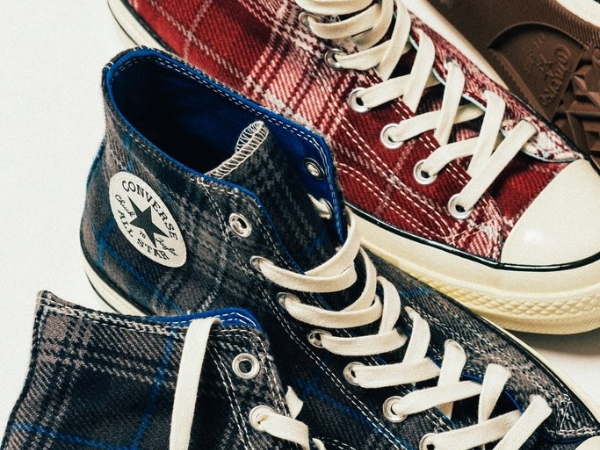 Converse 推出秋季「復古格紋」帆布鞋　羊毛材質搭配 4 色款式超想敗！