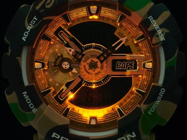 雙強聯手 G-SHOCK x A BATHING APE® 推出聯名錶款紀年兩品牌的誕生週年!