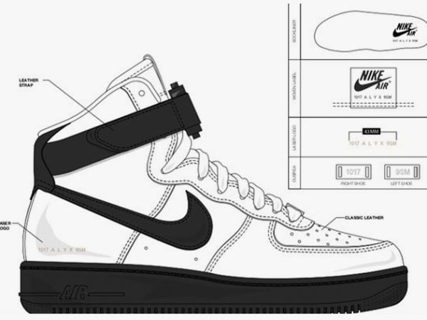 最新工業風爆款球鞋曝光！搶先看 1017 ALYX 9SM x Nike 全新聯名 SF-AF1 Mid