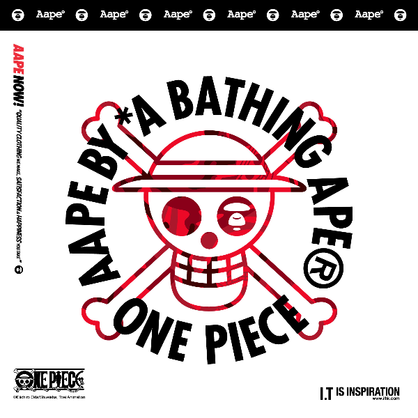AAPE BY *A BATHING APE® x One Piece  全新2018聯乘系列10月5日台灣開賣！