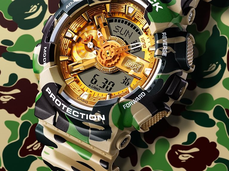 A BATHING APE® x G-SHOCK 聯乘系列 10月6日台灣限量開賣!