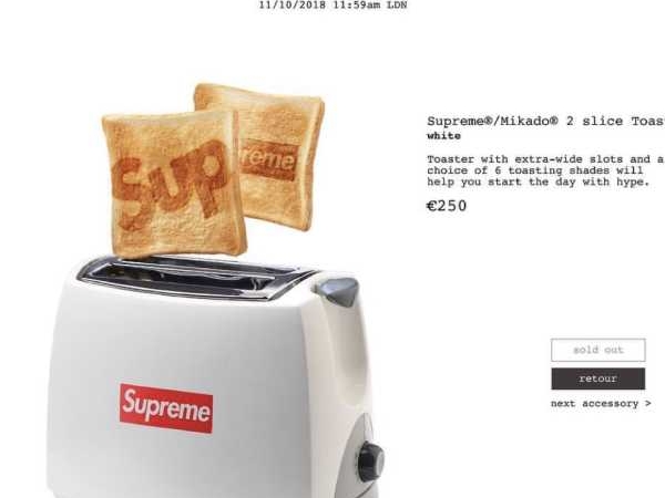Supreme 真要推出烤麵包機？以後搞不好連買吐司都得排隊！