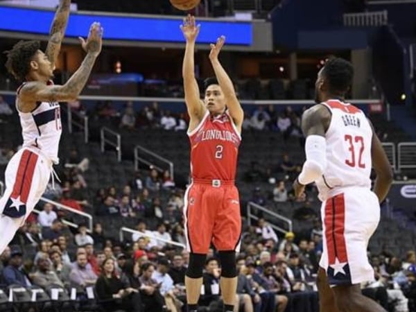 遇上 NBA 球員也沒再怕！陳盈駿連 2 年對決華盛頓巫師　狂飆 3 記 3 分球彈無虛發！
