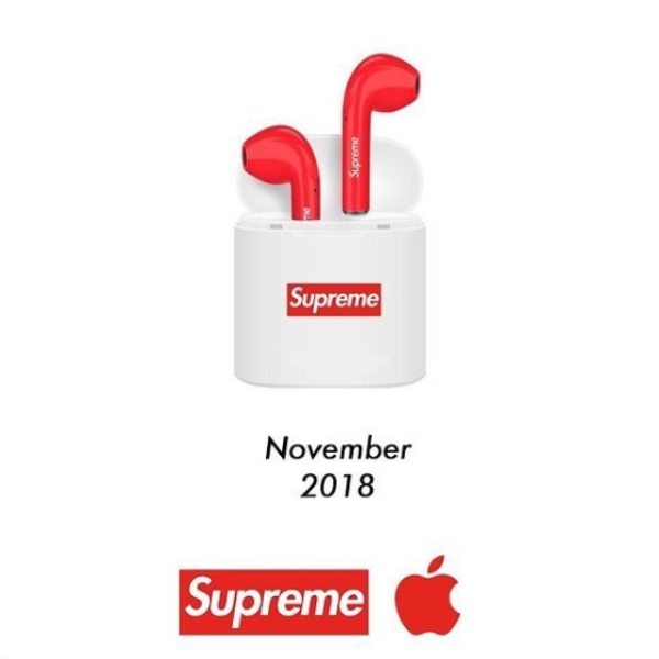 你敢出我就敢買！Supreme x Apple AirPods 將在 11 月問世？