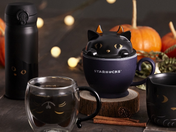 與小惡魔黑貓一起玩捉迷藏！星巴克推出萬聖節限定商品 讓貓奴無法抗拒！