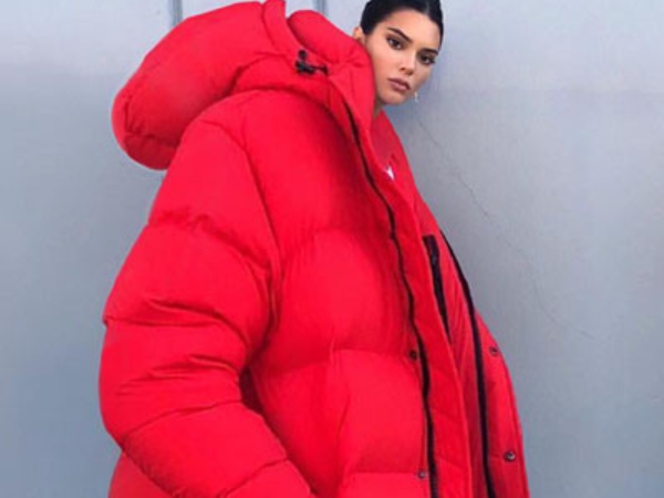 oversize風潮越演越烈，Kendall Jenner 誇張羽絨外套釣出一連串幽默網友回應