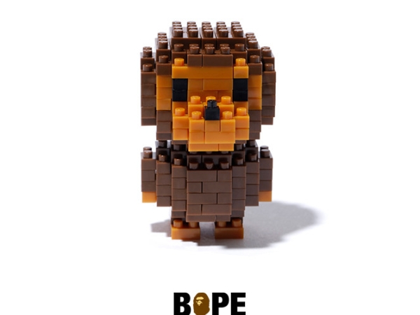 這不是馬賽克?此次 A BATHING APE® x nanoblock® 將把兇猛猿頭轉化成可愛迷你積木!
