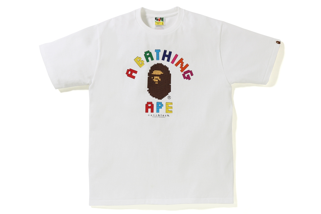 這不是馬賽克？此次 A BATHING APE® x nanoblock® 將把兇猛猿頭轉化成可愛迷你積木！