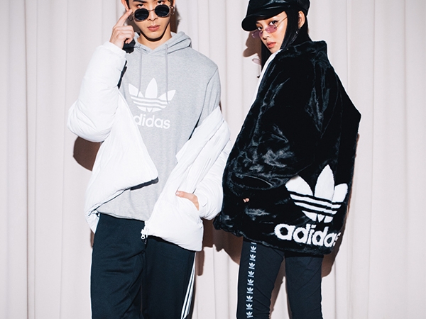 Kiwi 李函、晨翔教你用 adidas Originals LOGO,混搭出秋冬時尚潮流與街頭潮流兩大趨勢!