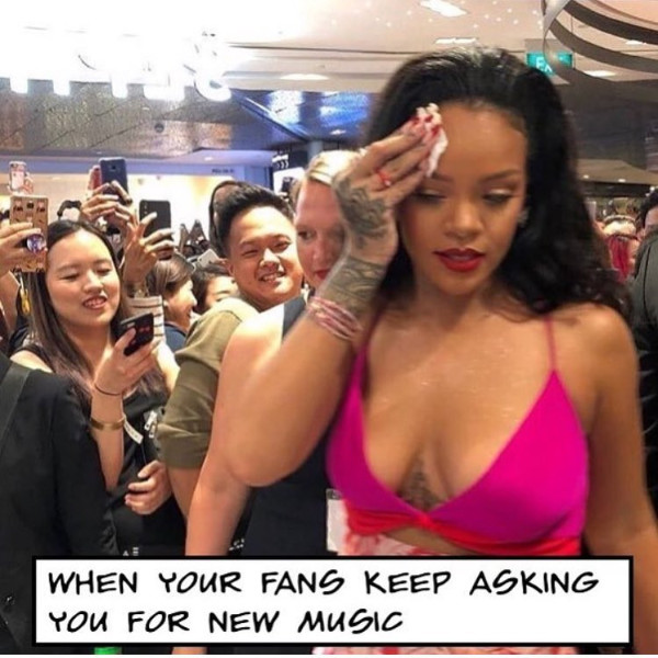 等了兩年終於要出了？蕾哈娜用限時動態曝光「R9」專輯最新進度！ 網友：終於⋯⋯我等妳等得好苦啊⋯⋯