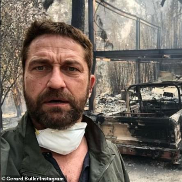 《300壯士》傑瑞德·巴特勒豪宅遭大火吞噬，自拍展現加州大火慘況