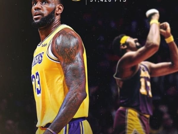 總得分紀錄超越張伯倫！LeBron James 正式登上 NBA 得分歷史排行榜第五名