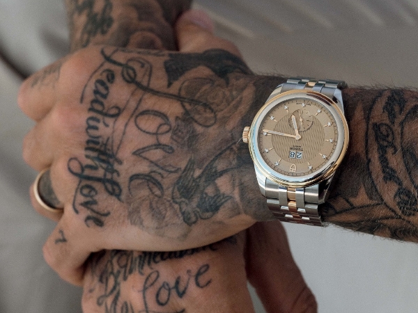 帝舵表與Born to Dare全球代言人大衛•貝克漢(David Beckham)同慶新錶推出