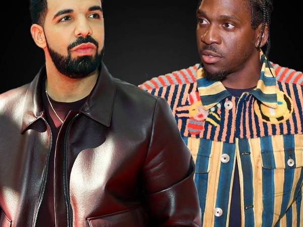 饒舌界最久 Beef!Pusha T 舞台突然下起誇張「啤酒雨」 怒嗆 Drake「花錢請人來搞我」!