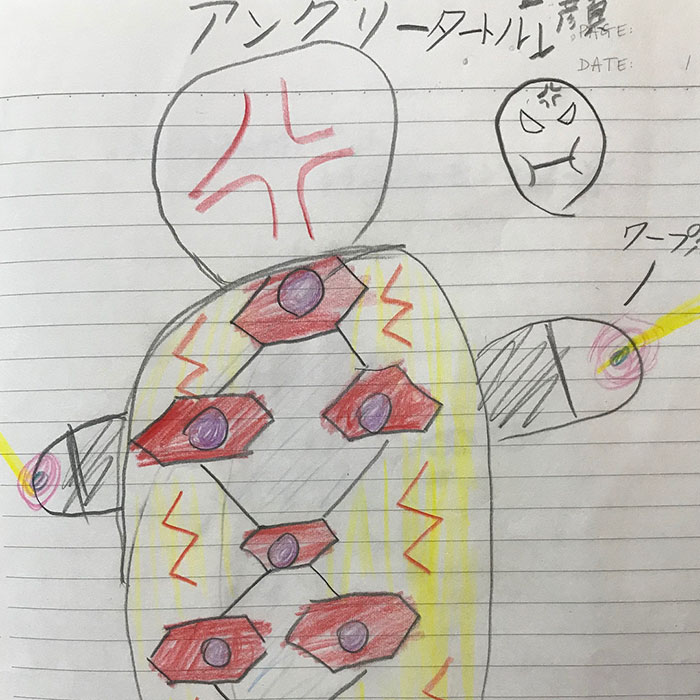 畫師爸爸將兒子的塗鴉都變成了超級英雄角色　成品讓網友驚嘆「真的是職業級的」！