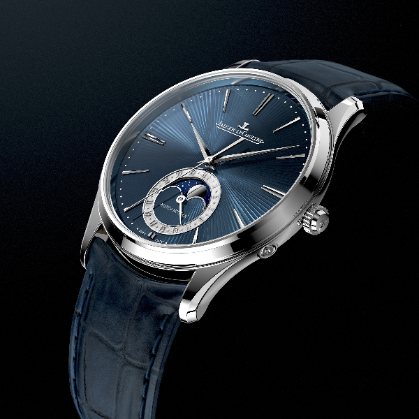 簡約的線條設計  MASTER ULTRA THIN MOON ENAMEL 超薄大師系列月相琺瑯腕錶