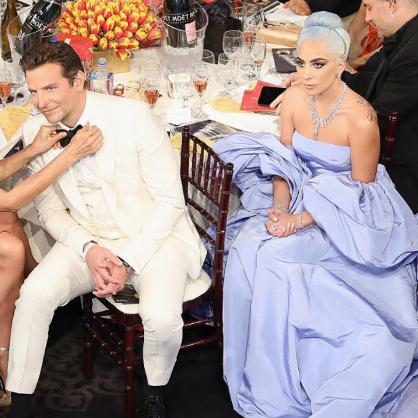 金球獎上 Bradley Cooper 與辣模女友瘋狂放閃還「互摸大腿」！Lady Gaga 眼神死：我不該在這裡...