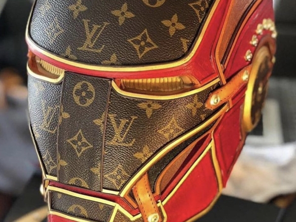 【J個稀好貨】LV 限定鋼鐵人、黑豹頭盔！國外客製單位以經典「老花」圖騰打造多位電影角色頭盔