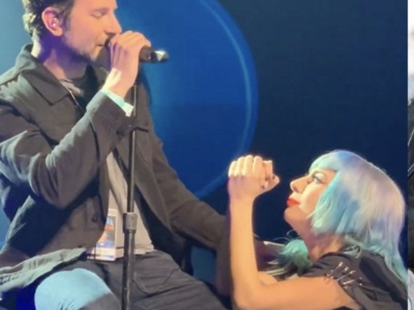 超驚喜！布萊德利庫柏現身 Lady Gaga 賭城演唱會，首度同台現場演出〈 Shallow 〉粉紅泡泡滿天飛！