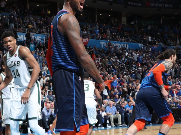 真雷霆一哥！Paul George 暴砍 36 分 13 籃板擊敗公鹿　單手顏扣字母哥讓全場都 High 了