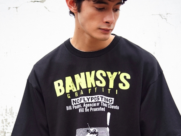izzuexBanksy 2019 年春夏 聯乘系列 3月 28日向 塗鴉藝術家界致敬