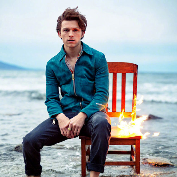 帥不過三秒！「蜘蛛人」湯姆荷蘭帥氣拍攝時尚寫真　幕後卻被「火燒屁股」笑翻網友！