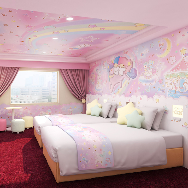 超夢幻！日本多摩京王飯店推出全新三麗鷗主題套房　Kikilala v.s.  美樂蒂你想選誰？
