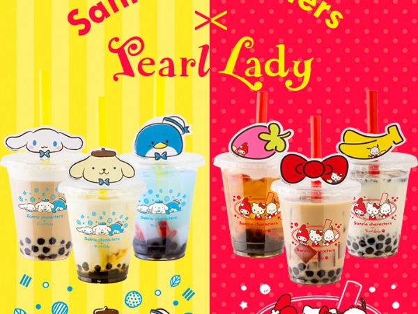 Hello Kitty 口味的珍奶？Pearl Lady × 三麗鷗角色聯名飲品新登場