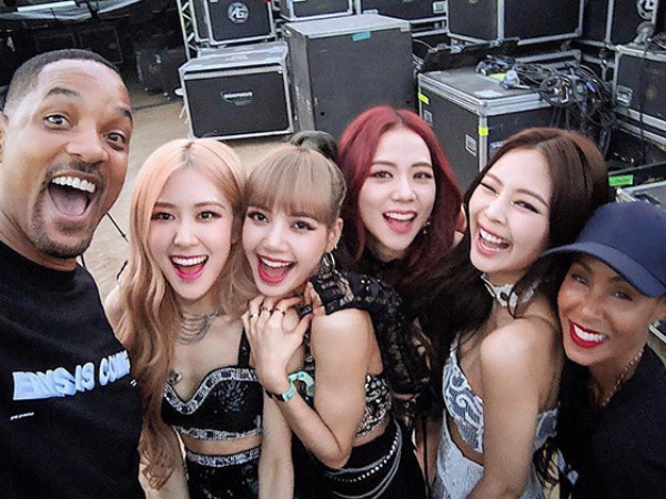 威爾史密斯父子都淪陷！　BLACKPINK 橫掃 Coachella 音樂節「好萊塢巨星」爭相搶合照！